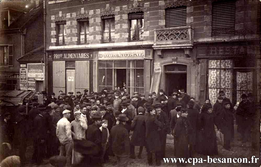 BESANÇON - Avenue Carnot - Accident de tramway du 20 décembre 1902